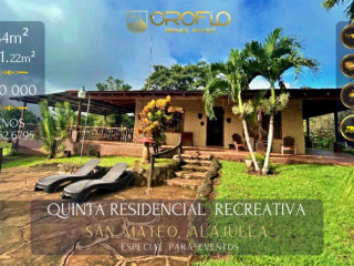 QUINTA RESIDENCIAL EN VENTA LABRADOR DE SAN MATEO, ALAJUELA #20403mz